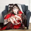 1Pc Heaven Official's Blessing Anime Print Blanket Soft Comfortable Polyester Throw Blanket Allseason Warm Coverlet Bedroom Office Outdoor Gothic Fant