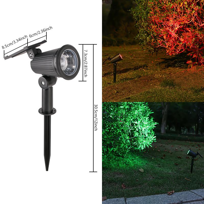Solar Spotlights Outdoor Light Control Waterproof Floor Lawn Lights Household Outdoor Landscape Garden Lights Garden Tree Lights