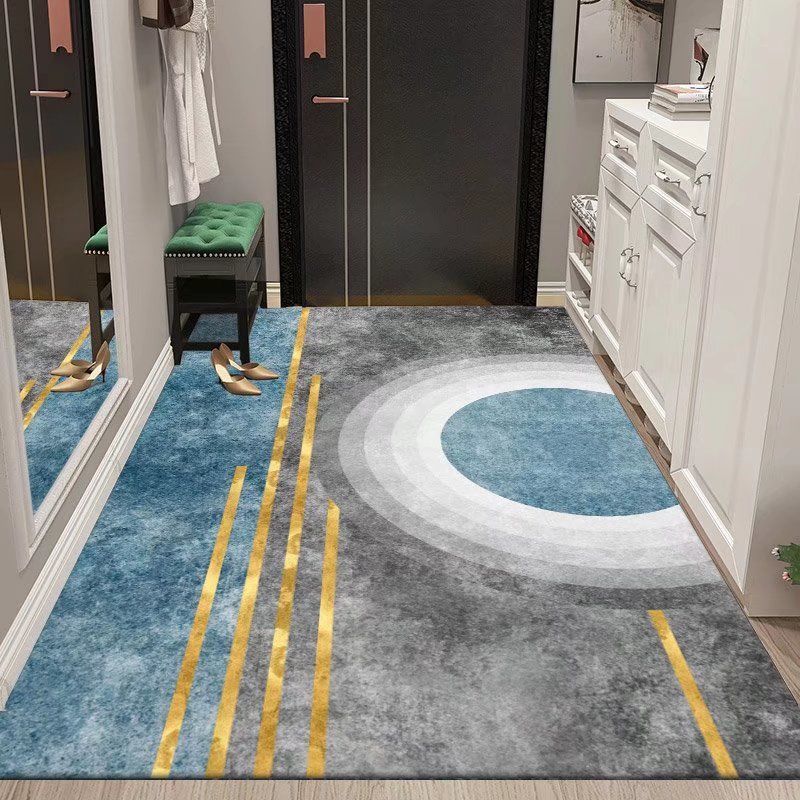 

Современный художественный стиль Гостиная Отель Спальня Домашний декор Моющийся безворсовый ковер Коврик Дверной коврик 80*120cm