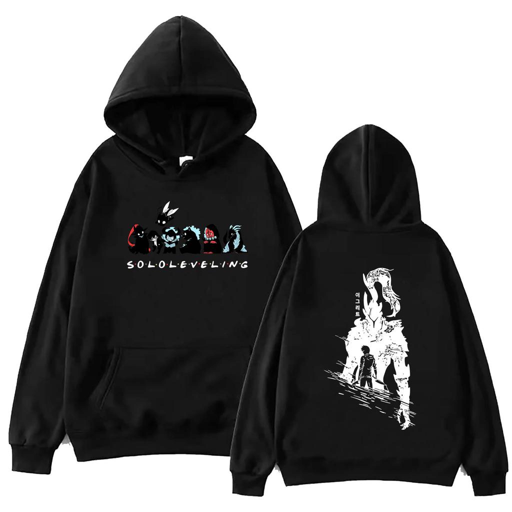 Solo Leveling Sung Jinwoo Mikina Solo Leveling Anime Gotický Štýl Harajuku Pulóver Topy Muž Žena Mikina Darček