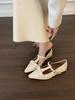 Fashion Retro Woman Shoes Female Footwear Pointed Toe Clogs Platform Increas Height Dress New Summer Creepers Increased Internal Mary