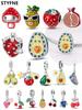 Avocado, Banana, Tomato Beads Charm Copper Plated Fit Charms Copperoriginal Bracelet For Jewelry Making Diy Charm