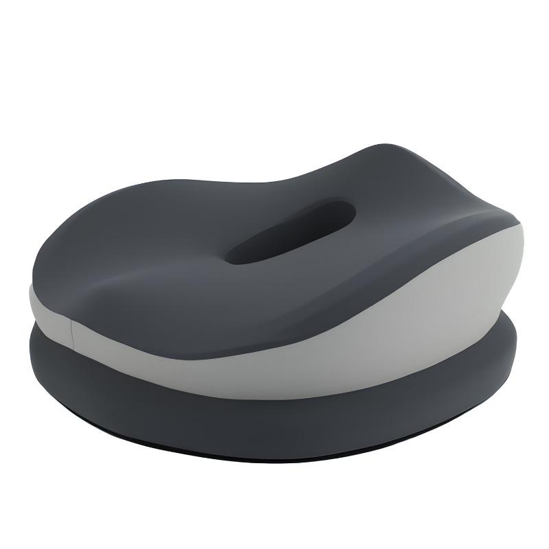 1pcs Memory Foam Seat Cushion Pressure Relief Non Collapse Pad with Hollow Center for Office Chair Back Support Summer Use