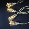 Wasserdichte Outdoor Solar Hanfseil Lichterketten - Kupferdraht Weihnachts- & Campingplatz Dekoration