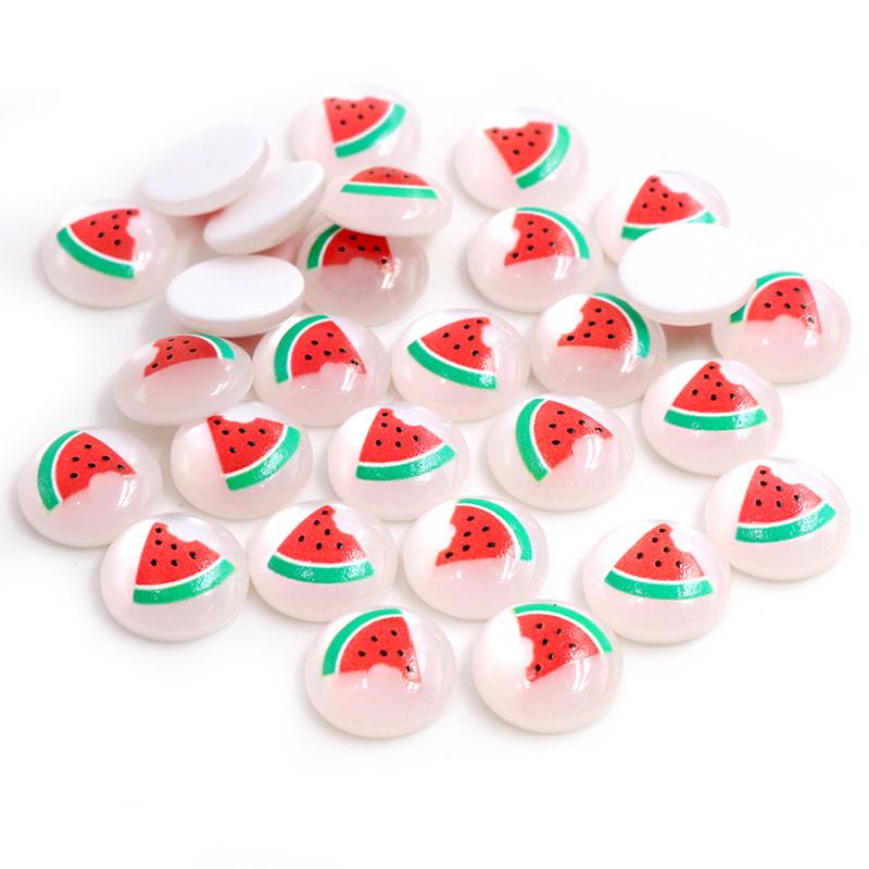 New Fashion 40pcs 12mm Mix Colors Stylish Color Half Ball Flat Back Resin Cabochons Cameo DIY Jewelry Making Accessories
