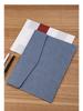 A4 Leather Korean Style Large Capacity Magnetic Snap File Folder