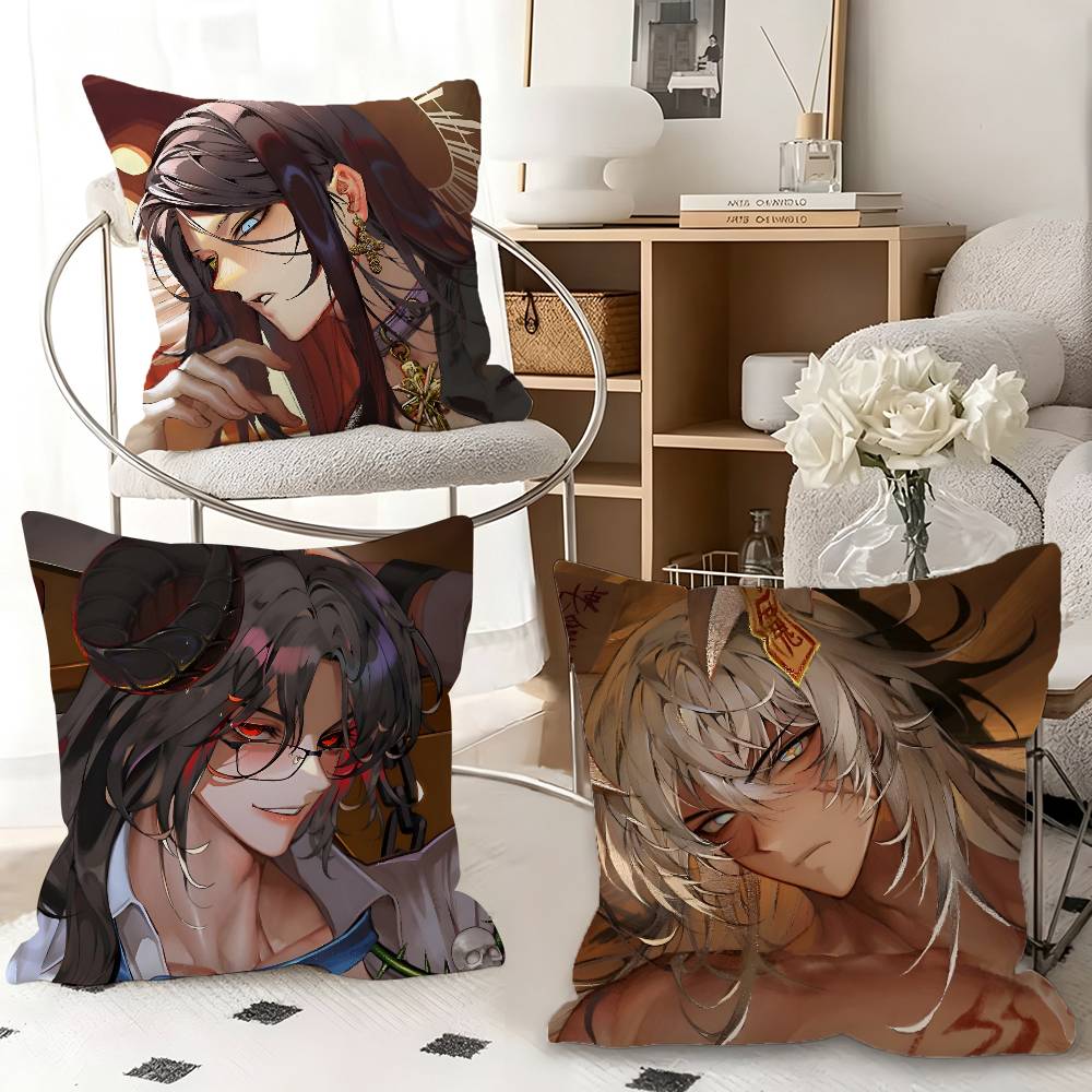 1pc Game What In Hell Is Bad Pillow Case Fashion Square Pillowcase Bedroom Sofa Room Ins Decoration Leisure