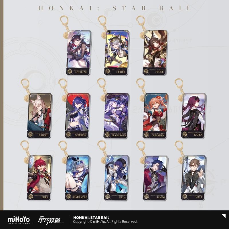 Sunsyea Honkai Star Rail Official Merch miHoYo Original Authentic The Nihility Path Acrylic Stand Kafka Acheron Fugue Hysilens