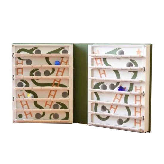 

Игра Змеи и Лестницы с Автоматическим Механизмом Змеи Скрытый Кубик Мгновенное Автоматическое Раскладывание Книга Стиль Настольная Игра Компактный Набор Стратегическая Игра L