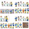 Charming 12pcs Cartoon Fireman Sam Mini Models For Enthusiastic Collectors And Decorators