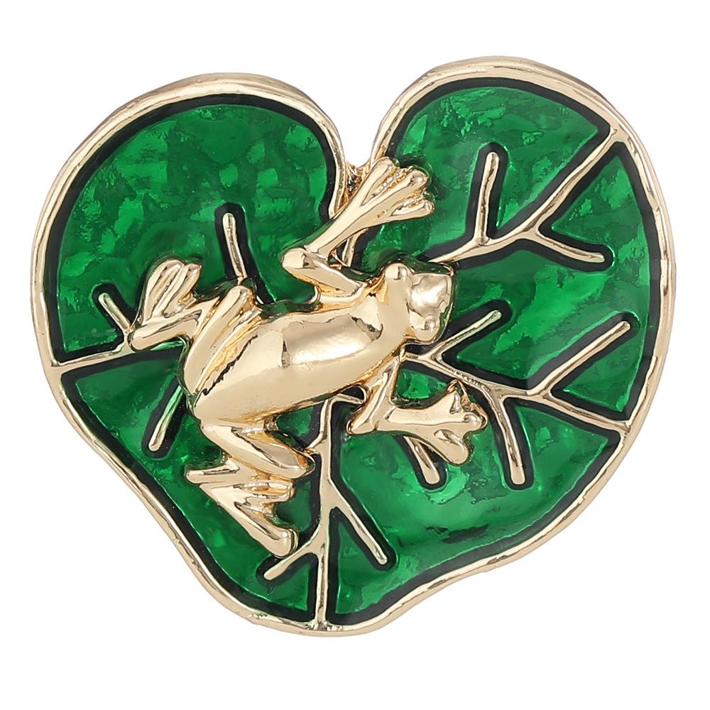 Diamond Studded Frog Brooch, Women's Brooch, Accessories, Gothic Clothing, Brooch, Jewelry, Fashionable Retro Personality