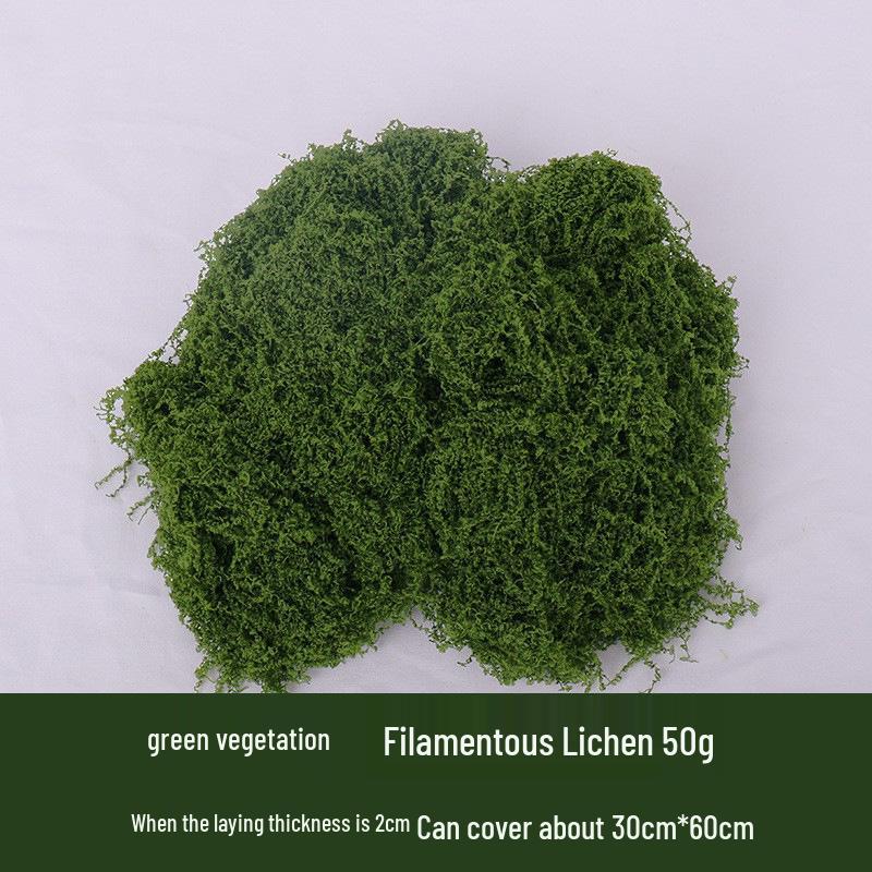 Artificial Moss Turf Landscape Ornament for Bonsai & Potted Plant Decoration