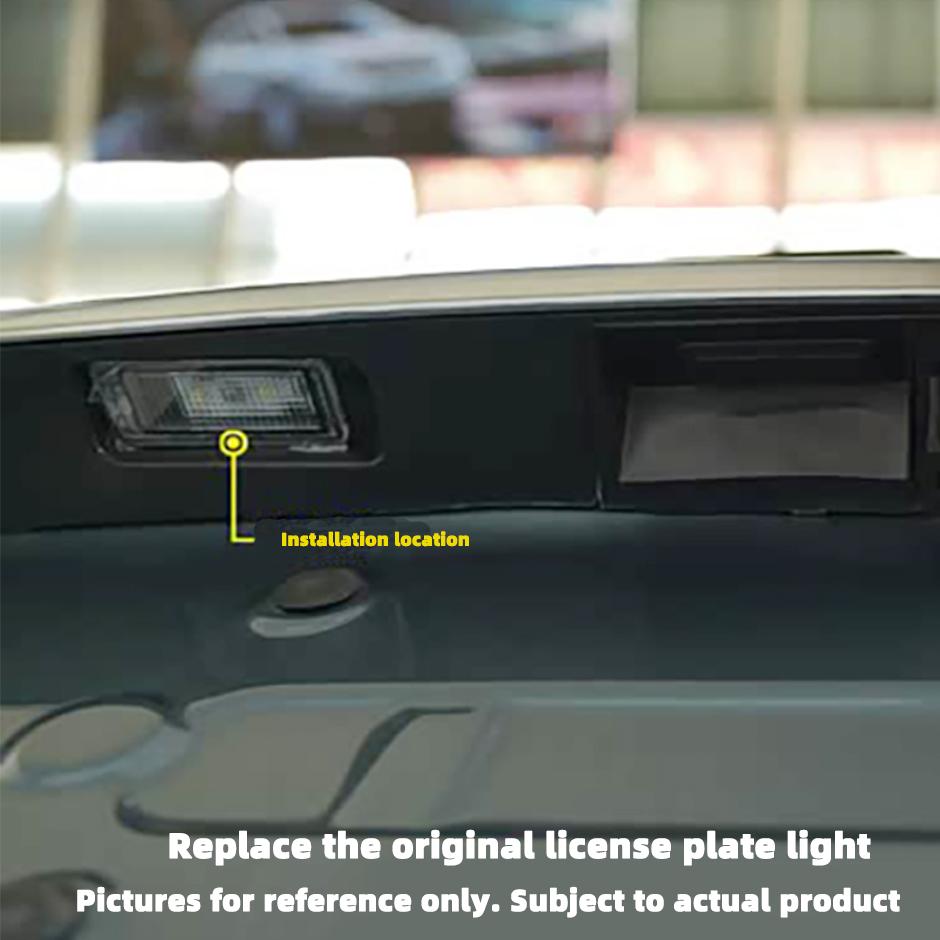 Rear View Camera Bracket License Plate Lights for For Volkswagen Eurovan Caravelle Transporter T4 Business 1990-2003