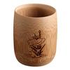 Chinese retro bamboo Natural Bamboo Drinking Cup Beer Juice Mug Cup Wooden TeaCup carbonization Sake Cups Bamboo Arts and Crafts