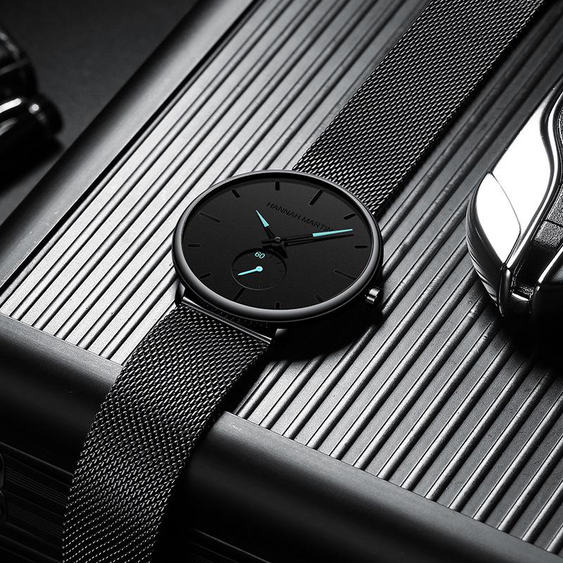 Men's Waterproof Quartz Fashion Watch with Small Second Hand