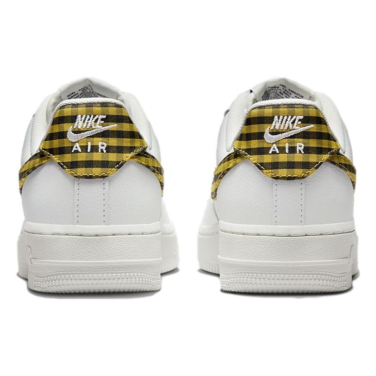 Nike Air Force 1 Low Bronzine Gingham Damen Sneaker Weiß Summit-White Schwarz DZ2784-102