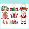 Merry Christmas Paper Door Hanging Decoration Wholesale Create A Festive Atmosphere