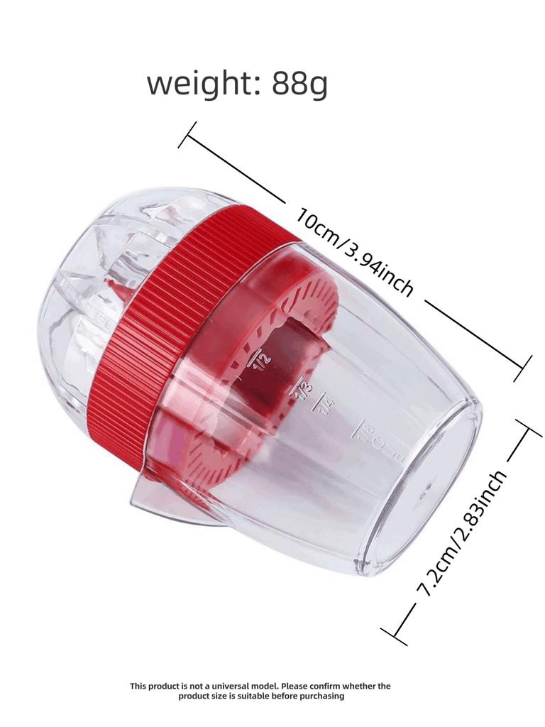 1 Set Manual Lemon Juicer, Kitchen Tools Plastic Orange And Grapefruit Squeezer Juicer Convenient Juice Glass