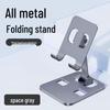 Faltbarer Metall-Handy- und Tablet-Ständer für Desktop-Live-Streaming und Aufnahmen von oben, 360° drehbar, perfektes Geschenk.