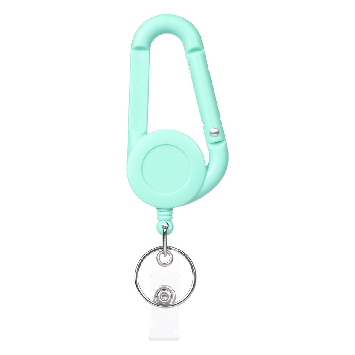 

Easy-pull buckle, telescopic buckle, convenient and compact buckle, rebound wire rope, multi-color backpack pendant buckle світло-синій колір