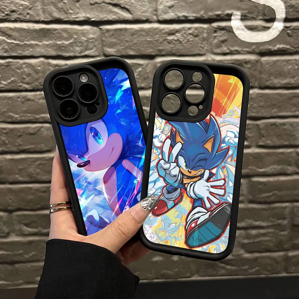 Game S-Sonic Movie Anime Silicone Phone Case For IPhone 17 Pro Max 16 15 14 13 12 11 Plus 17 Air