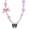 Sanrio Kuromi ABS for Ages 3 and 183636 Necklace, Resin/PS Resin, Children, Up,