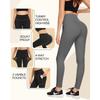 Ronyes Women's High Waist Push-Up Sports Leggings, Grey