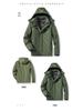 Men's Waterproof Fleece-Lined Winter Jacket for Mountaineering, Camping, and Travel