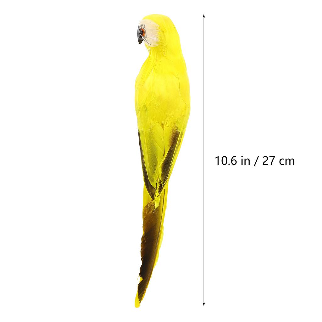 1Pcs Artificial Macaw Bird Decoration Delicate Durable Home Garden Wedding Scene Photo Prop Artificial Bird
