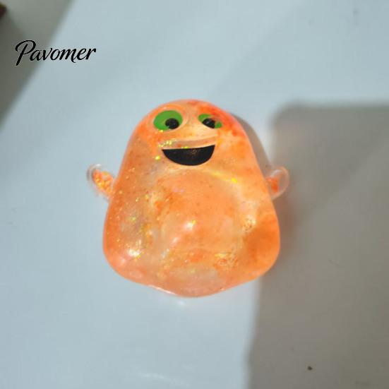 Ghost Kneading Toys 1/5Pcs Mini Halloween Squeeze Toy, Glitter Stress Relief Fidget Ball Sensory Party Favors for Kids Adults Portable Anxiety Toy