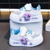 2026 Girls' Cartoon Princess White Sports Shoes - Summer Casual Fashion for Big Kids