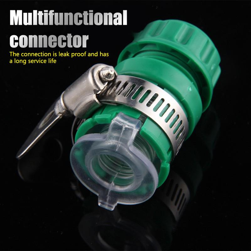 Universal Water Faucet Adapter Hose Connector Fitting Quick Connect Fitting Tap For Car Washing Garden Irrigation