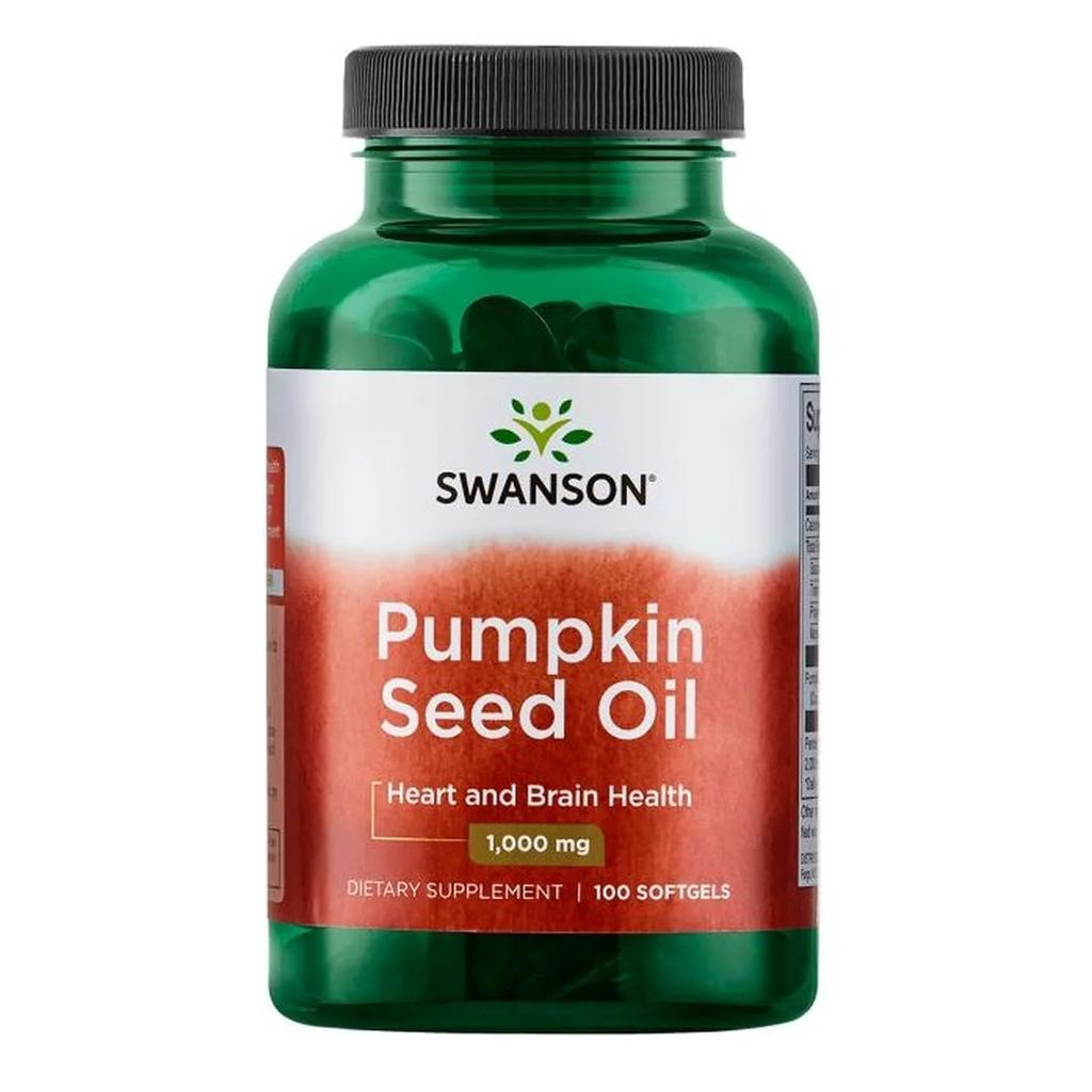 Pumpkin Seed Oil, 1000mg - 100 Softgels