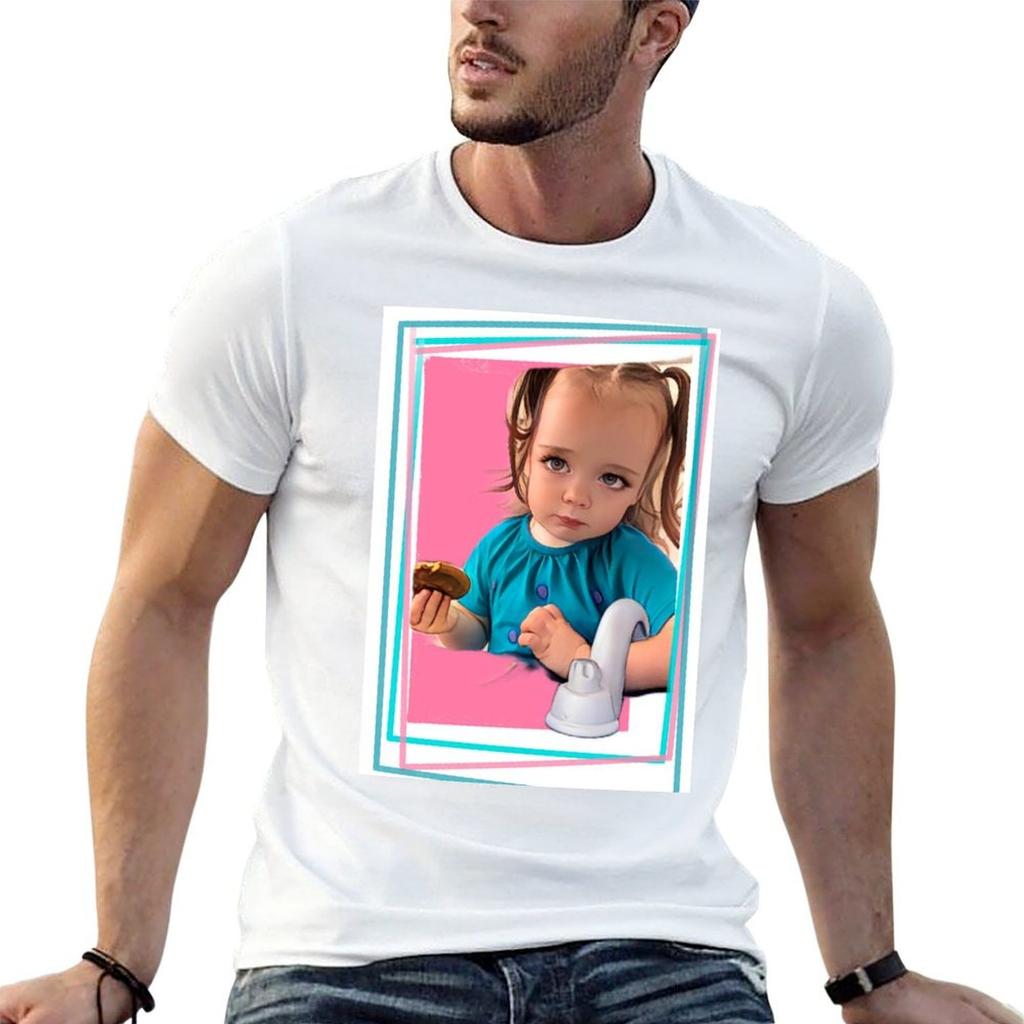 Retro Willow T-Shirt Large Size Short Sleeve T-Shirt