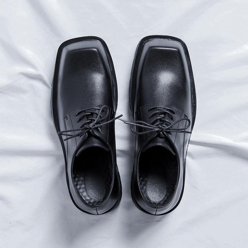 

Мода Модные тенденции Брендовая мужская обувь Высочайшее качество Британский стиль Мужская высококачественная кожаная обувь для прогулок на открытом воздухе для вечеринок и свадеб 44 чёрный