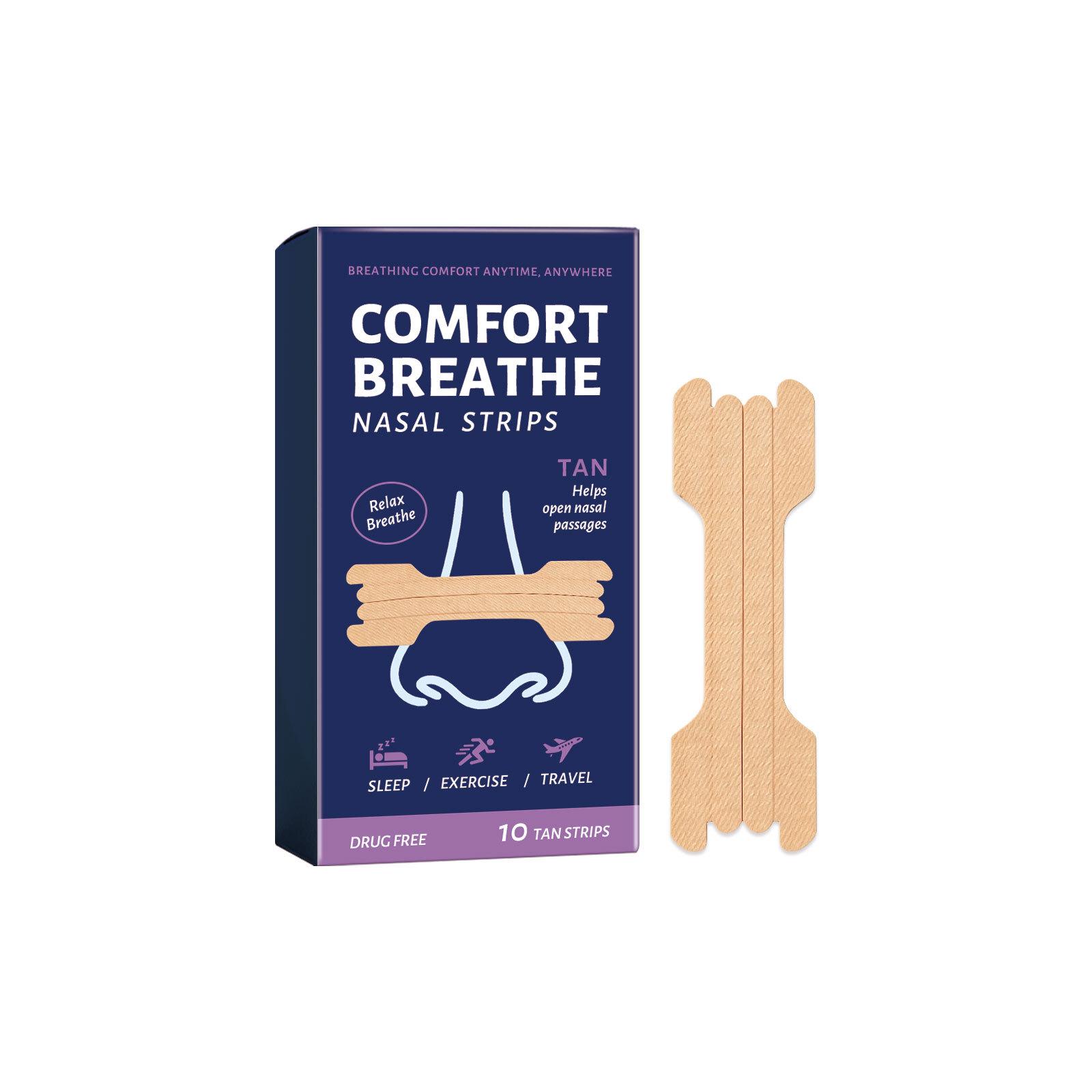 Comfort Fit Nasal Strips for Easy Breathing - Gentle, Skin-Friendly, and Fresh Daily Ventilation