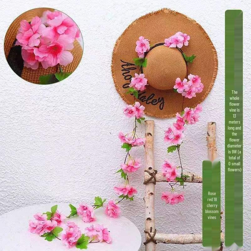 

Штучна гілка вишні Весільний декор - Квіткова стіна та прикраса стелі