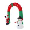 8 Foot Inflatable Santa  Snowman Arch Prop for Santa  snowman