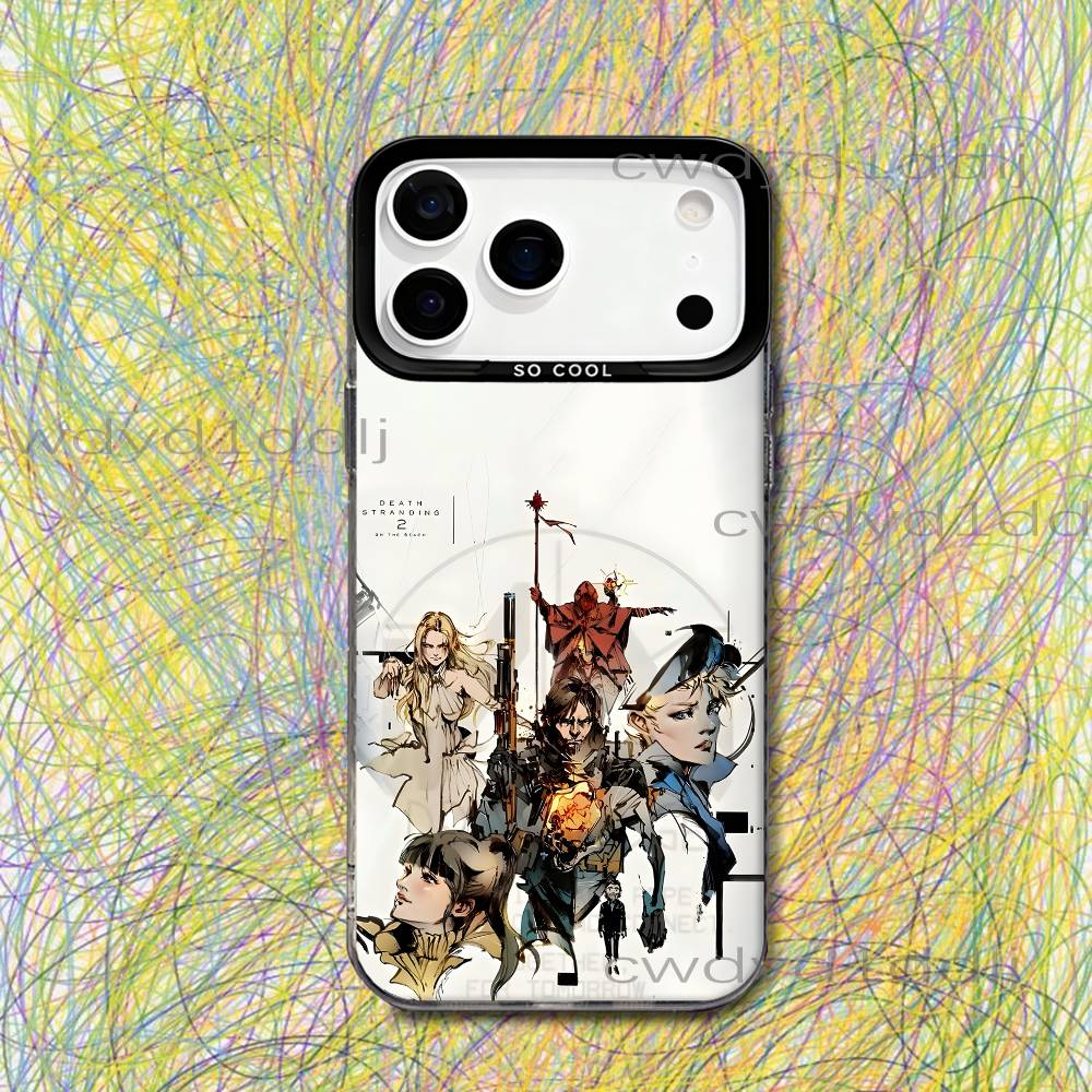 

D-Death Stranding 2 On The Beach Phone Case For iPhone 17,16,15,14,13,12,11,X,8,7,Pro,Max,Plus,SE4,Air,Mini IMD Gray Hard Matte iPhone17