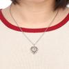 Gifts Women Gothic Jewellery Clavicle Chain Hollow Heart Pendant Cross Necklace