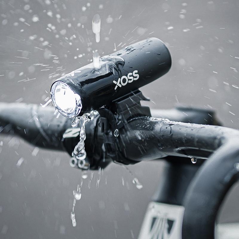 Bike Front Light Xl1200 Waterproof Type-C Rechargeable Front Lamp Bicycle Light Aluminum Ultralight