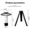 Camping Lantern with Tripod Dimmable Rechargeable LED Camping Tent Light Portable Small Camping Lamp Warm Light Tent Lantern