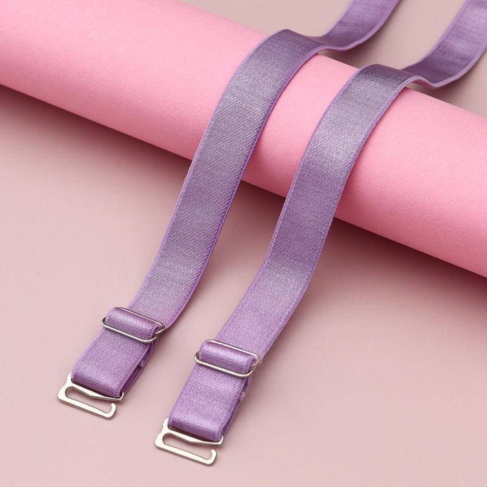 Double-Shoulder Stainless Steel Bra Straps Adjustable Underwear Shoulder Strap  Women