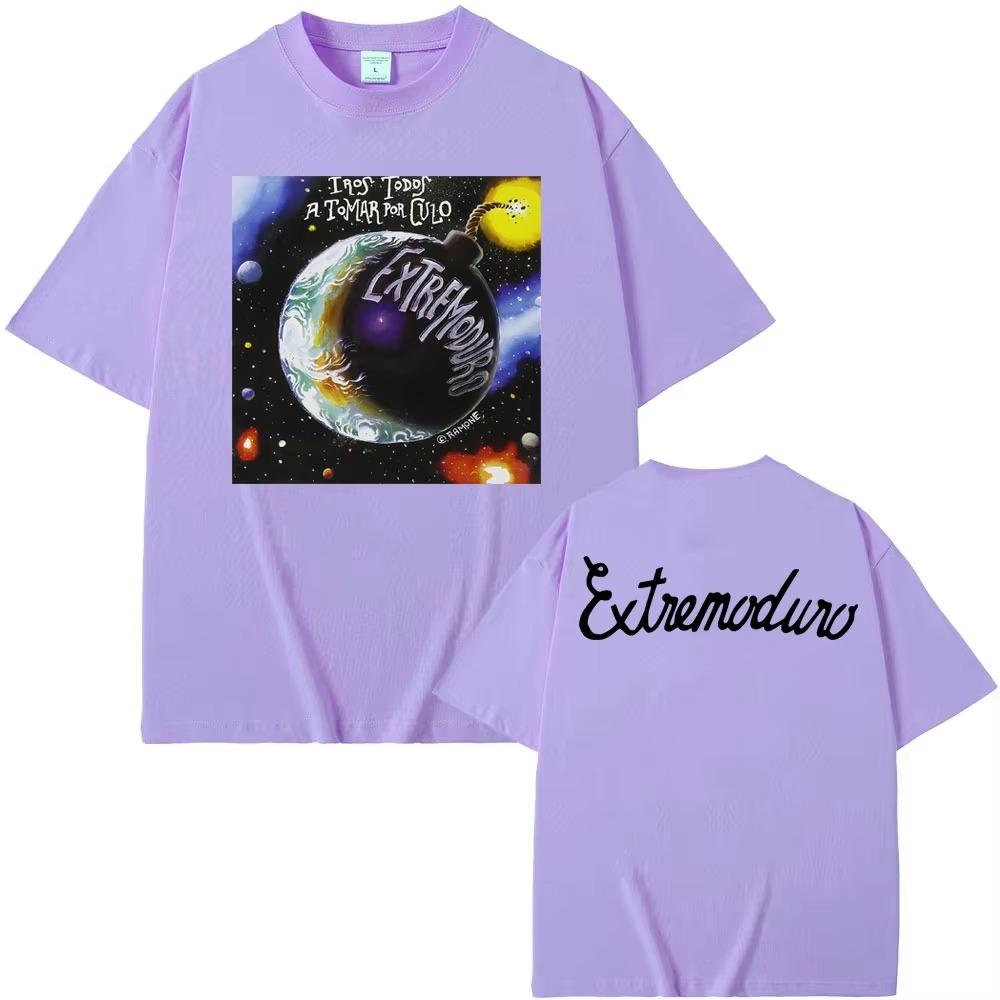 EXTREMODURO Tour 2025 Graphics T-shirts Men Women Fashion Hip Hop Short Sleeve T Shirt Casual  Oversized T-shirt
