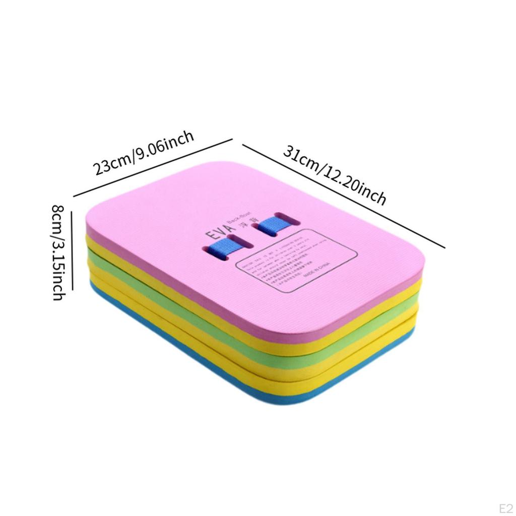 Back Float Eva Beginners Adjustable Kids Adults Waterproof Rectangle Comfortable Swim Foam Belt