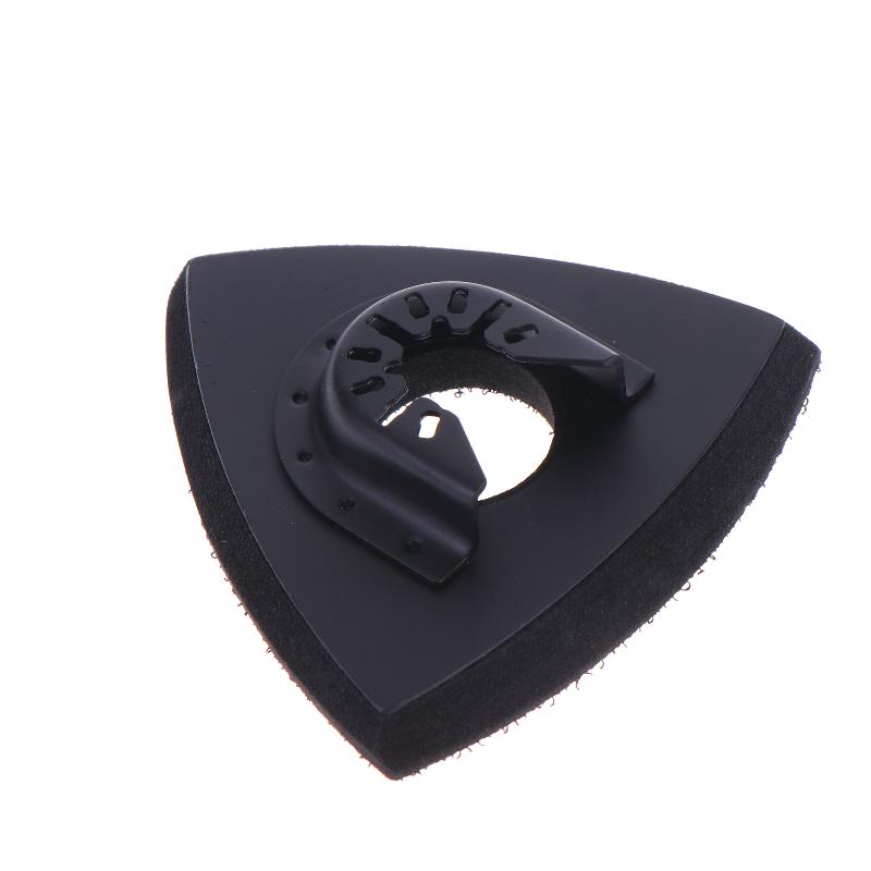 1 Stück 80/90/93 mm Klettverschluss Schnellwechsel-Oszillierende Schleifpapier-Löser Multi-Tool Klingen Oszillierendes Werkzeug Dreieckige Schleifpads
