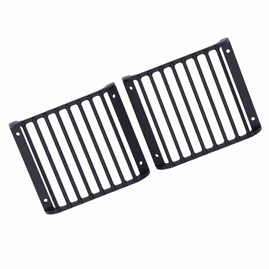 Metal Front Lamp Guards Headlight Cover Guard Grille for Traxxas TRX 4 1 10 RC Crawler Car