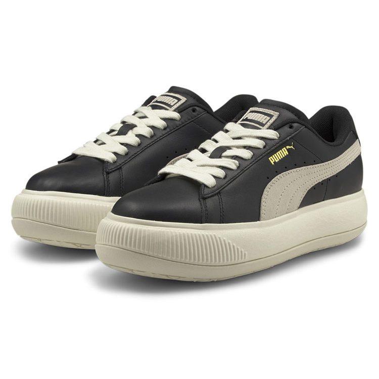 PUMA Suede Mayu BlackCasual Sneakers White Women's 381042-02
