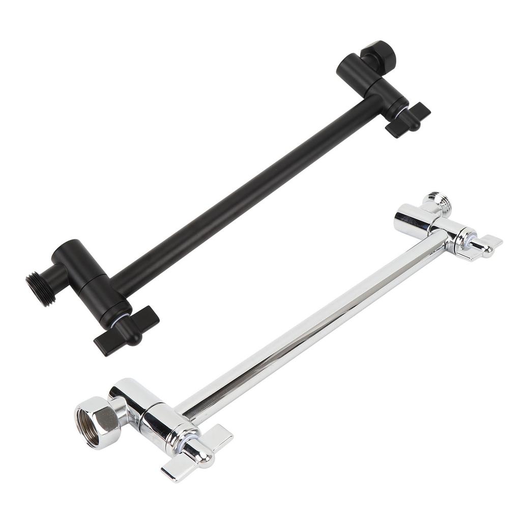 Shower Head Extension Arm Stainless Steel Adjustable Leakage Proof Shower Head Extender Bar for Home