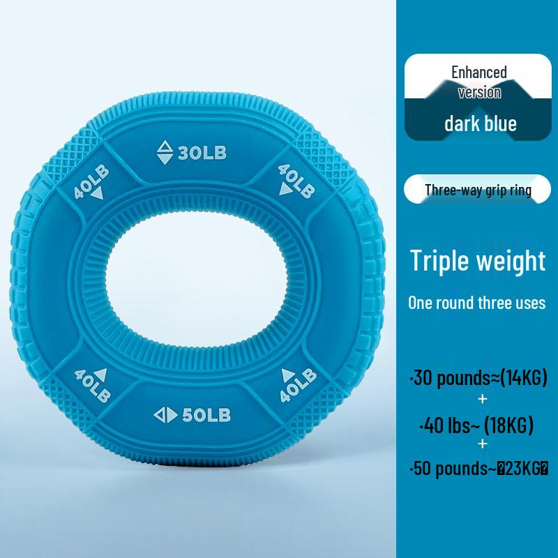 Silicone Grip Ring for Men, Women, and Kids - Hand, Arm, and Finger Strength Training/Rehabilitation Equipment